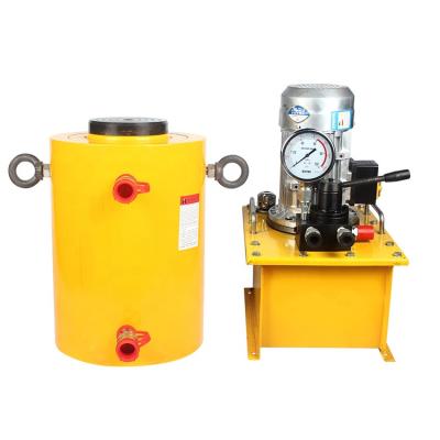 China Prestressing Engineering Double Acting Heavy Duty 150 Tons 200 Tons 320 Tons 400 Ton Electric Hydraulic Jacks for sale