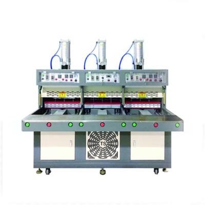 China Suitable for making various types of shoe uppers 3 stations TPU seamless welding machine shoes heat press for sale