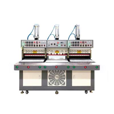 China Machine Making 3 Station Shoes Making Machine Seamless Heating and Cooling Press Machine Heat Press for sale