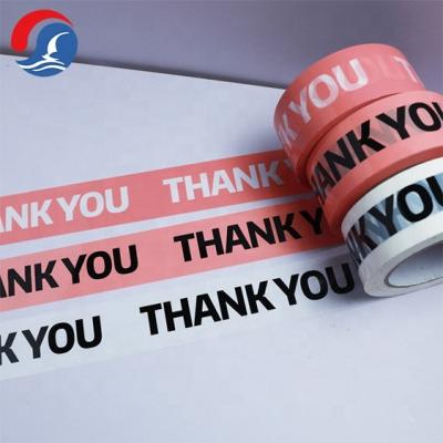 China Waterproof Thank You Express For Tape Wrapping White And Pink Creative Tape Web Celebrity Sealing Tape for sale