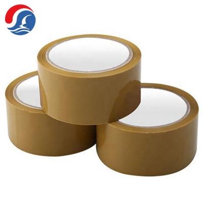 China Waterproof Cinta Brown plain bonded wrapping tape bopp packing tape brown for sale