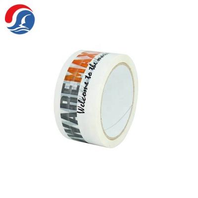 China Waterproof Strong Adhesive Custom Logo Printed Bopp Packing Tape With Company Logo for sale