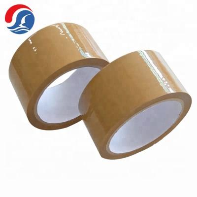 China High Power Waterproof Adhesive BOPP Buff Tape Brown Tape Brown Bopp Parcel Wrapping Tape for sale