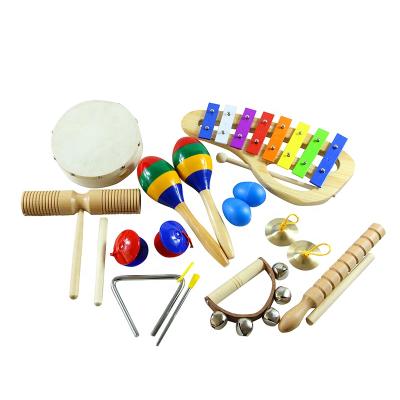 China Toy Wholesale Educational Kids Musical Wooden Toys Instrument Wooden Toy Set for sale