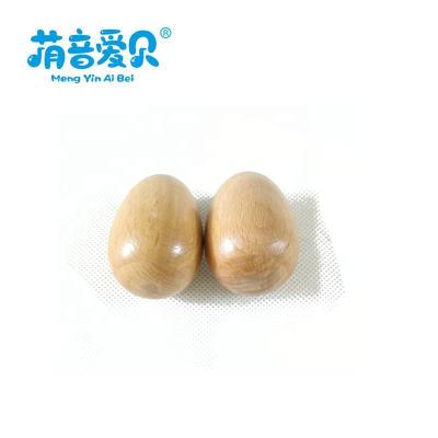 China Cheap Wooden Egg Shaker Wooden Egg Shaker Instrument Musical Percussion Instrument Egg Shaker Beech Wooden Shaker Musical for sale