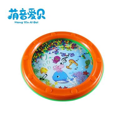 China Orff Musical Instrument Hand Drum Plastic Hand Drum Kids Plastic Colorful Surf Drum for sale