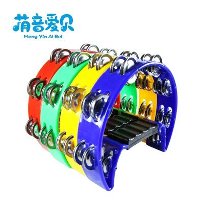 China Cheap factory wholesale plastic headless musical instrument plastic tambour de basque ring direct plastic tambourine for sale