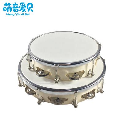 China 8 inch wooden hand adjustable bass drum percussion instrument musical instrument for sale