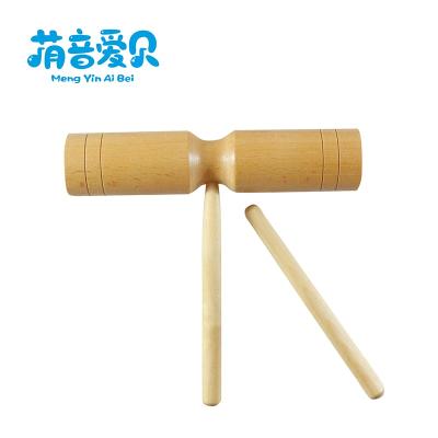 China Cartoon Toy Kids Educational Wooden Tone Block Music Toy for Babies Percussion Blocks for sale