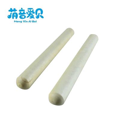 China Cartoon Toy Wholesale Orff Musical Instrument Wooden Claves Rhythm Sticks for sale