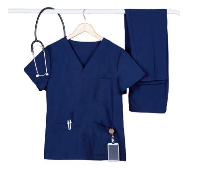 China Hospital OEM Hospital Nurse Scrubs Uniform Sets Ready To Ship for sale