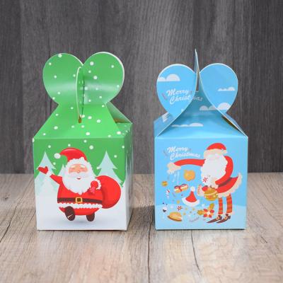 China Biodegradable Custom Merry Christmas Eva Apple Gift Paper Packaging Box for sale