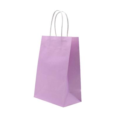 China Food Grade Logo Printing Shopping Paper Bag Biodegradable Custom Food Packaging Brown Kraft Paper Bag With Handle for sale