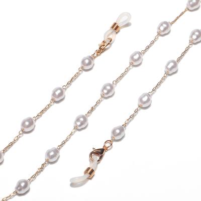 China New Accessories Style Defect Bead Glasses Chain Fashionable Glass Anti-lost And Anti-Drop Chain Necklace for sale