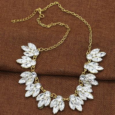 China 2021 New Vintage Environmentally Friendly Jewelry Bohemian Tasty Popular Rhinestone Necklace Women's Pendant Sweater Chain for sale