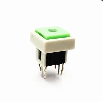 China HCNHK Factory Directly Supply Green Cap Illuminated Tact Switch 8.9x12.85mm for sale