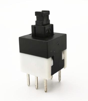 China Hot Sale 6 Pin Push Button Switch 8*8 Lock And Non-lock Rohs Compliant P1080D1002 for sale