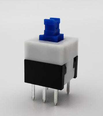 China Hot Sale 6 Pin Push Button Switch 8*8 Lock And Non-lock Rohs Compliant P1080D10011181 for sale