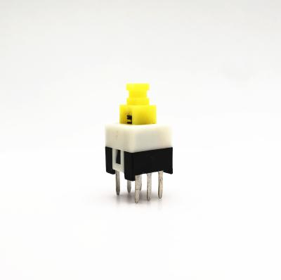 China HCNHK 6pin DPDT 7x7 Push Button Switch 7.0*7.0mm buttonswitch 5.8x5.8; 8.0x8.0; 8.5x8.5 for sale