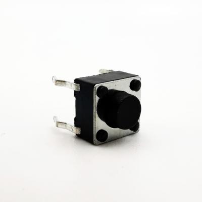 China HCNHK 4 pin 6x6 short handle 6mm switch dip push button momentary smd tact switch 6.0x6.0mm for sale