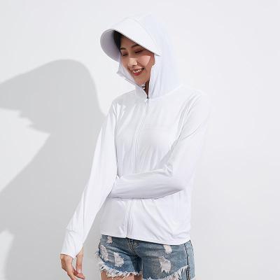 China Custom Anti-Wrinkle Couples Style Shirts Hooded Quick Dry Mens Long Sleeve UV Resistant Sun Protection Clothes for sale