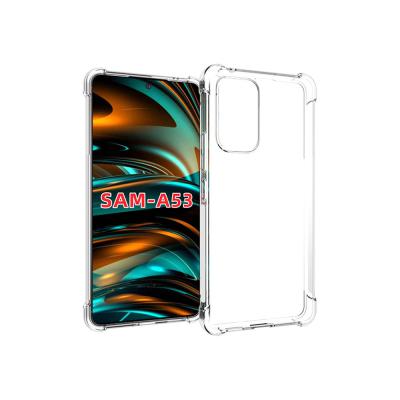 China Anti-fall ultra clear transparent tpu shockproof case for Samsung Galaxy A53 soft back cover for Samsung A53 for sale