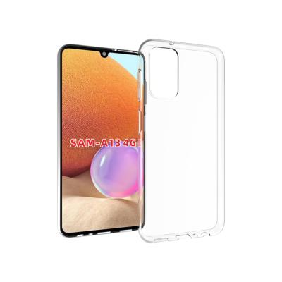 China Ultra clear transparent shockproof tpu case cover for Samsung Galaxy A13 4G back cover for sale