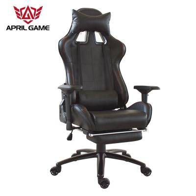 China (Size)Adjustable 2021 New Custom Adjustable Armrest Racing Leather Gaming Chairs For Gamer for sale