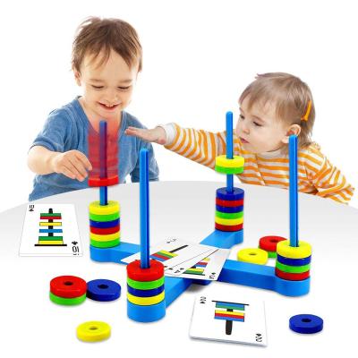 China Educational Toys 2 to 4 Players Magnetic Ring Game Plastic Plastic Table Children Play and Game for sale