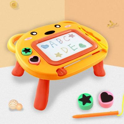 China With Stamp Develop Painting Activity Drawing Plastic Tabletop Art Trailing Sets With Stamp for sale