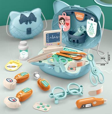 China Doctor Care 25 Pcs Popular Toys Doctor Play Set Role Playing Plastic Doctor Toys for sale