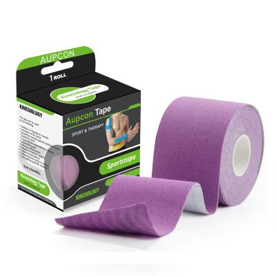 China 95% Cotton + 5% Spandex Aupcon Kinesiology Tape For Muscle Injury Rehabilitation for sale