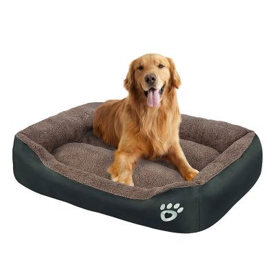 China Custom Made Breathable Double Sided Dog Sofa Bed Double Sided Pet Beds And Accessories Large Dog Nest Rectangle Dog Beds for sale