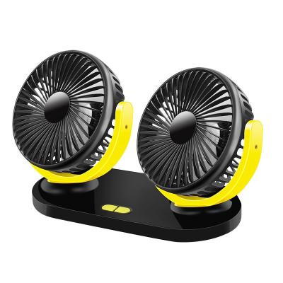 China 360 Degree Rotating Air Cooling Fan Summer Car Air Conditioner Low Noise Car Fan for sale