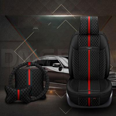 China 2021 New Design Luxury Wholesale Car Seat Cover Eco-friendly Universal Chair Seat Cover for sale