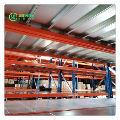 China CE Corrosion Protection Steel Storatge Rack Medium Duty Racking Long Span Shelf For Warehouse for sale