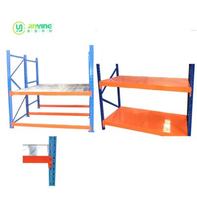 China Corrosion Protection Wholesale Mild Steel Storage Display Rack Medium Duty Pallet Rack For Garage Storage for sale