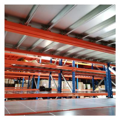 China Corrosion protection CE simple metal structure and nice appearance long span rack / medium duty shelf /light duty racking for sale