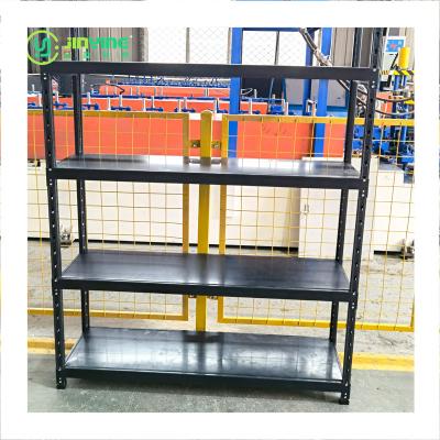 China Corrosion Protection Warehouse Storage Rivet 150-200kg Light Duty Industrial Shelf Shelving for sale