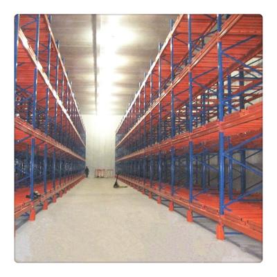 China Warehouse Storage Goods FIFO Warehouse Storage Rack Push Back Racking System For Pallet / IBC Metal Shelves for sale