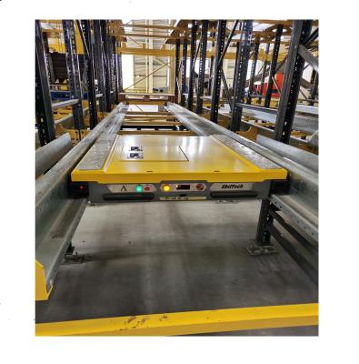 China Corrosion Protection Customized Warehouse Cold Rolled Steel Rack System Drive-In Rack Pallet Shuttle Rack Radio System for sale