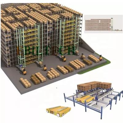 China High Quality Corrosion Protection Shelf Storage Automation Warehouse Automated Storage And Retrieval Systems for sale