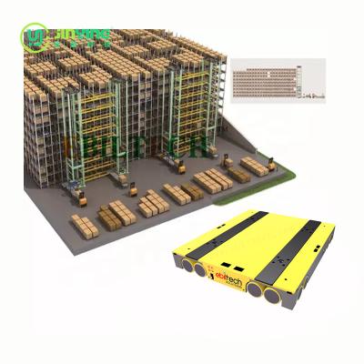 China FIFO or FILO 4 Way Pallet Shuttle for Smart Warehouse Cargo Storage for sale