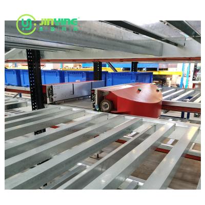 China FIFO or FILO Automated Warehouse Picking System 50kg Loading Multi Shuttle Car For Mobile Bin Rack for sale