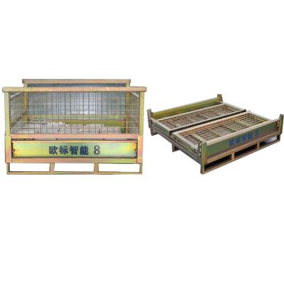 China Powder Coated Or Galvanized Collapsible Steel OEM&ODM Container Pallet Style 200-2000kg for sale