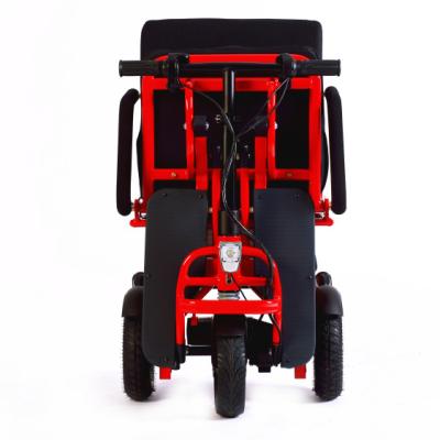 China Unisex Boost 3 Wheel Foldable Perfect Electric Folding Mobility Scooter Convenient For Elder Travel for sale