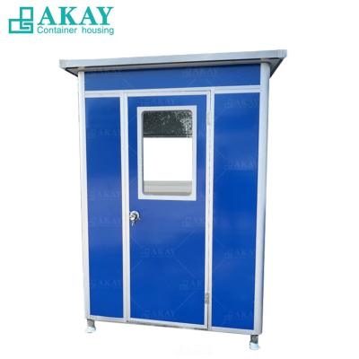 China China Mobile Modern Steel Easy Assembly Safety Prefab Mobile Guard Booth Portable for sale