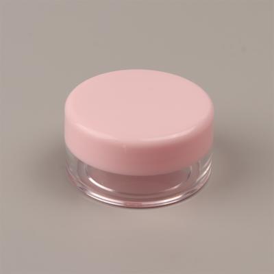 China Skin Care OEM Cream Cosmetic Containers Plastic Cream Jar 10g Mini Empty With Lid for sale