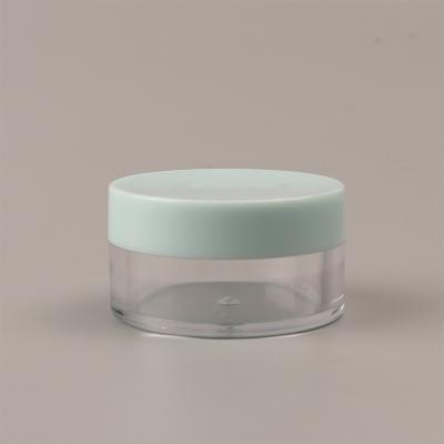 China Skin Care OEM 10g Cream Drinkable Empty Cosmetic Box Plastic Cream Jar With Lid For Travel for sale