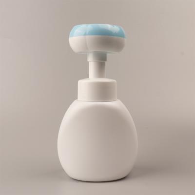 China Foam Line Pet Shape Flower Bathroom Customization Plastic Bottles Pump For Clear Bottle Hand Soap For Kids for sale